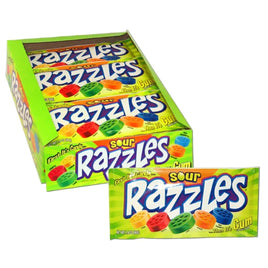 Razzles Sour Pouch Gum | 24ct, Box