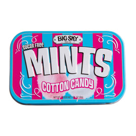 Big Sky Mints Cotton Candy Tin, Sugar Free | 6ct, Box