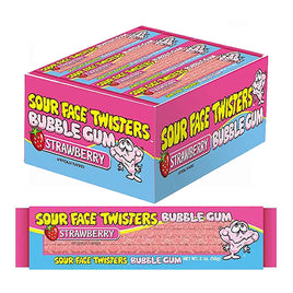 Schuster Sour Bubble Gum Strawberry | 12ct, Box