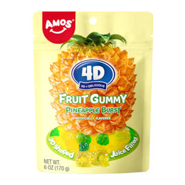 Amos 4D Gummy Pineapple Burst 6Z