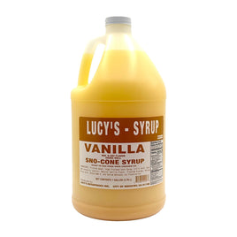 Lucy's Syrup Vanilla | 128oz, Bottle