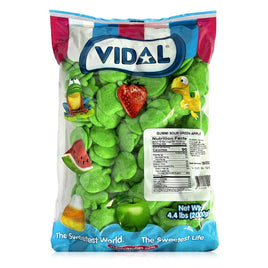 Vidal Gummy Sour Green Apple | 4.4lb, Bag