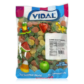 Vidal Gummy Sour Pineapple | 2.2lb, Bag