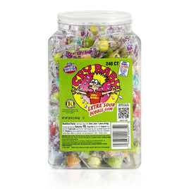 Cry Baby Nitro Sours Bubble Gum 9-pcs Tube | 24ct, Box