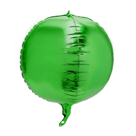 4D Sphere Mylar Balloon 16 inch-Green