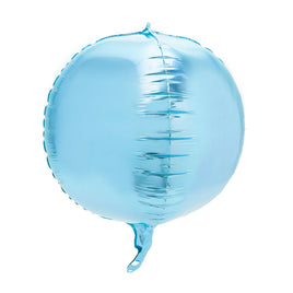 4D Sphere Mylar Balloon 24 inch-Blue