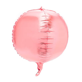 4D Sphere Mylar Balloon 24 inch-Pink