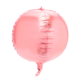 4D Sphere Mylar Balloon 8 inch-Pink