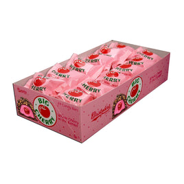 Christopher's Big Cherry Whole Cherry Center Candy Bar | 24ct, Box
