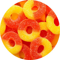 Albanese Gummy Rings Peach