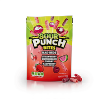 American Licorice Sour Punch Bites Reds 9oz