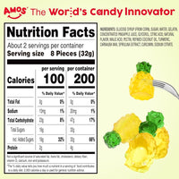 Amos 4D Gummy Pineapple Burst 6Z