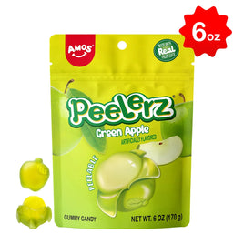 Amos Peelerz Gummy Green Apple 6oz