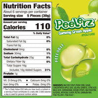 Amos Peelerz Gummy Green Apple 6oz