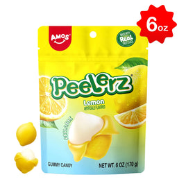 Amos Peelerz Gummy Lemon 6oz