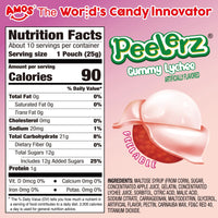 Amos Peelerz Gummy Lychee 6oz