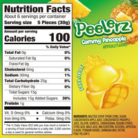 Amos Peelerz Gummy Pineapple 6oz