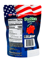 Amos Peelerz Gummy Star Red/White/Blue 6oz