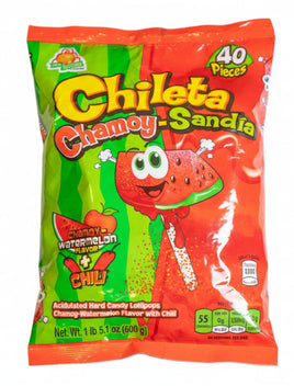 Azteca Chileta Chamoy / Sandia | 40ct, Bag