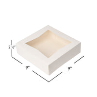 Bakery Box 9" 25ct White | Bag