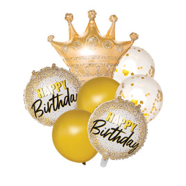 Balloon Bouquet Birthday-Gold