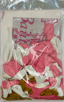 Balloon Garland Bautizo- Pink 1ct