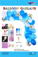 Balloon Garland Light Blue 1ct
