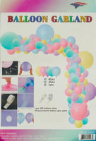 Balloon Garland Macaron Pastel 1ct