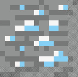 Beverage Napkin 16ct - Mine Craft