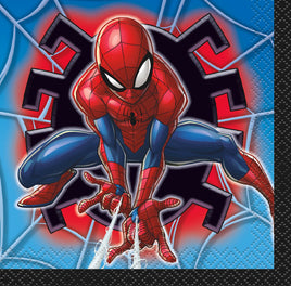 Beverage Napkin 16ct - Spiderman