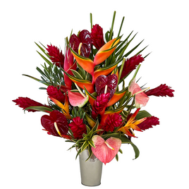 Big Hawaiian Flowers Tropical Splendor Gift  Box