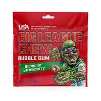 Big League Chew Bubble Gum Slamin' Strawberry