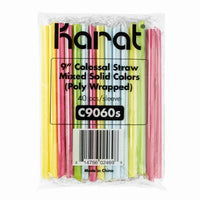 Boba Straws (9") Assorted | 40ct, Bag