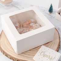 Cake Box 10" 20ct White | Bag