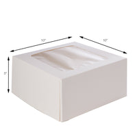 Cake Box 10" 20ct White | Bag
