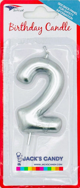 Candle #2 Silver