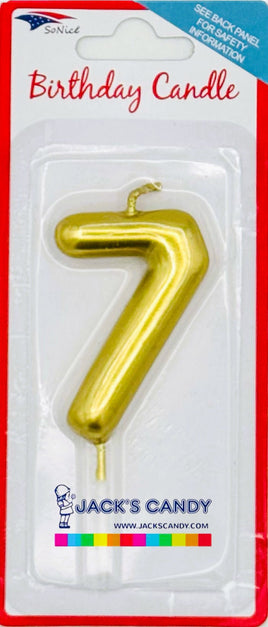 Candle #7 Gold