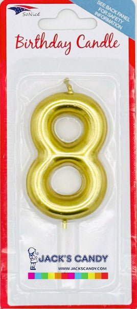 Candle #8 Gold