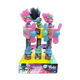 CandyRific Trolls 2 Assorted Candy Fans | 12ct, Box