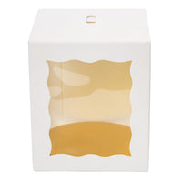 Candy Apple Box 4" 25ct White | Bag