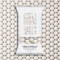 Candy Envy 1" Gumball Shimmer White 2LB