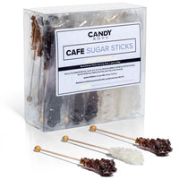 Candy Envy Sugar Stick Amber n White 10g Piece 18ct