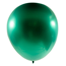 Chrome Latex Balloon 18 inch 10ct-Green