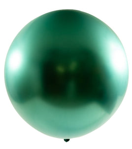 Chrome Latex Balloon 36 inch 2ct-Green