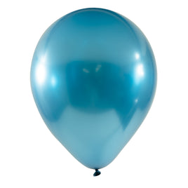 Chrome Latex Balloon 5 inch 50ct-Blue