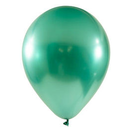 Chrome Latex Balloon 5 inch 50ct-Green