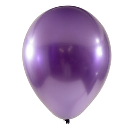 Chrome Latex Balloon 5 inch 50ct-Purple