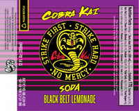 Cobra Kai Black Lemonade Soda