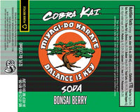 Cobra Kai Bonzai Berry Soda