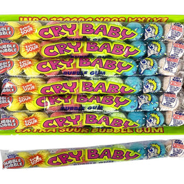 Cry Baby Extra Sour Bubble Gum 9-pcs Tube